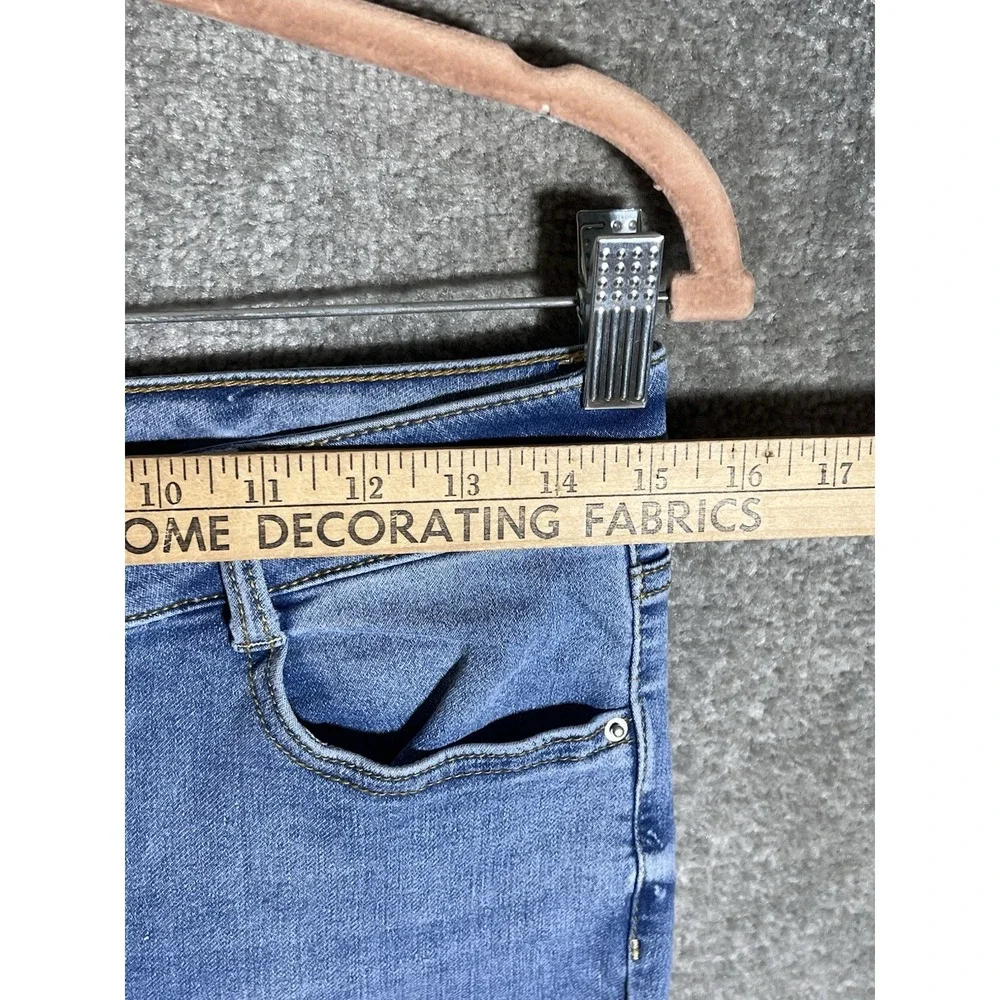 Wax Jean Collection High Rise Skinny Jeans Womens Juniors Size 9/29 Blue Stretch